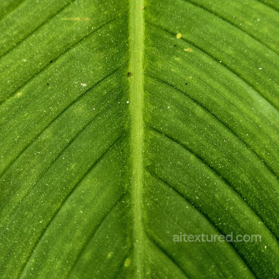 Close-Up Green Leaf Texture with Natural Veins and Natural Details Fabric texture preview