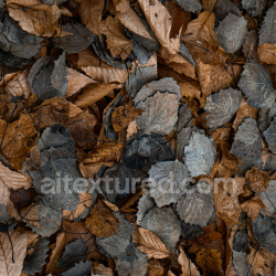 seamless High-Detail PBR Texture of Dry Fallen Autumn Leaves on Ground texture 8k free download PBR