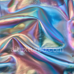 seamless Seamless 3D Iridescent Metallic Leather PBR Texture with Fine Pebbled Grain and Glossy Finish texture 8k free download PBR