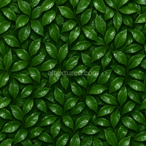 Shiny Dense Foliage Texture Seamless 1024X1024