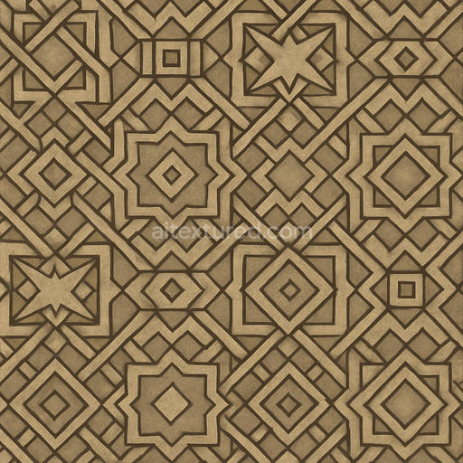 Detailed Geometric Pattern Texture Seamless 1024X1024
