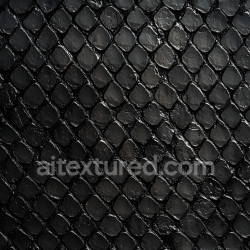 seamless Seamless 3D PBR Texture of Dark Reptilian Skin with Detailed Scales and Glossy Sheen texture 8k free download PBR