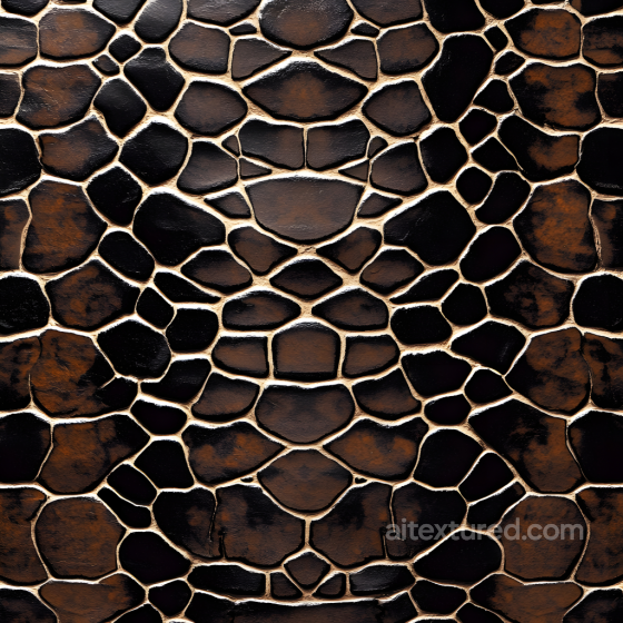 Reptile Skin Texture Featuring High-Contrast Scaly Pattern And Subtle Surface Sheen Skin texture preview