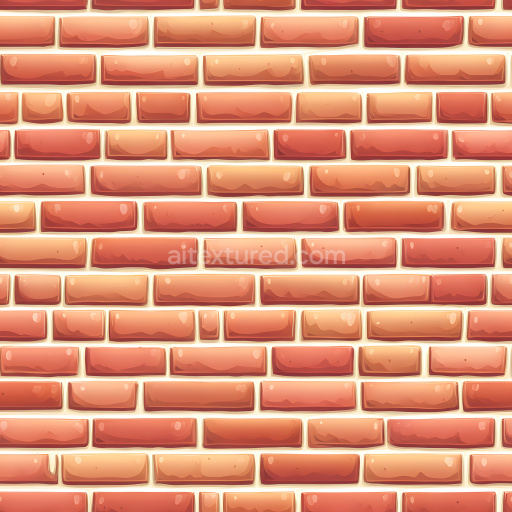 Seamless 3D PBR Texture of Cracked and Weathered Red Brick Wall
