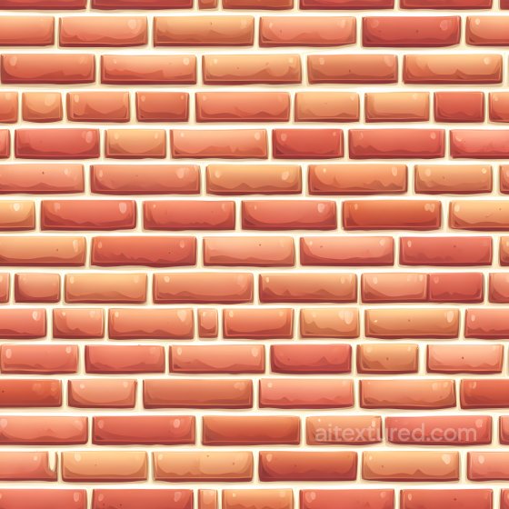 Cracked and Weathered Red Brick Wall Seamless Texture Brick texture preview