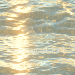 seamless Seamless 3D Water PBR Texture Featuring Golden Sunlit Rippling Surface texture 8k free download PBR