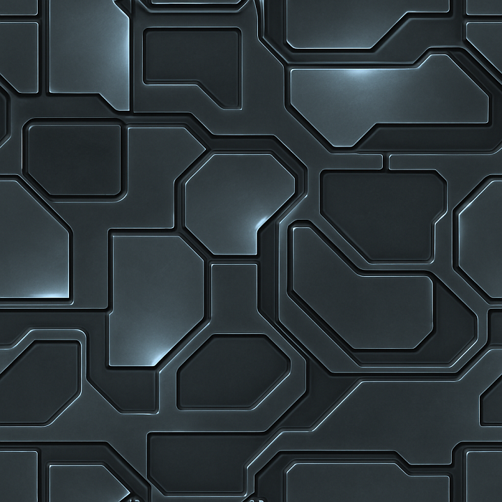 Shiny Futuristic Panel seamless PBR texture preview