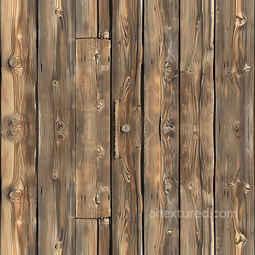 Rustic Knotty Pine Wood Planks PBR Texture seamless Wood PBR texture