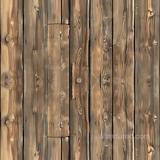 Rustic Knotty Pine Wood Planks PBR Texture Wood texture preview