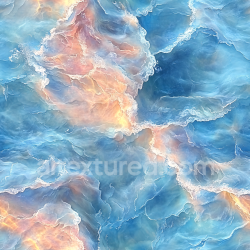 seamless Seamless 3D PBR Texture of Stylized Ocean Water with Soft Foam and Dynamic Color Flow texture 8k free download PBR
