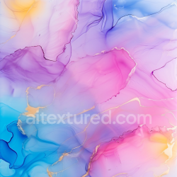 seamless Seamless 3D Alcohol Ink PBR Texture with Pink, Purple, and Gold Fluid Swirls texture 8k free download PBR