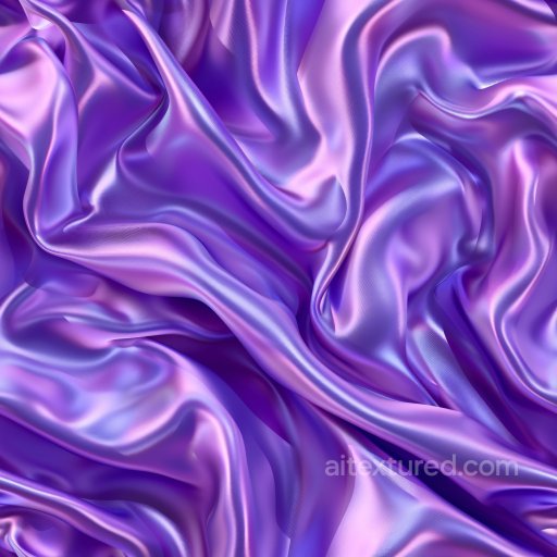 Glossy - Seamless 3D PBR Iridescent Satin Fabric Texture in Purple and Pink texture preview