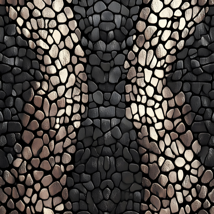 Skin Featuring Detailed Reptilian Scales and Natural Tonal Variations seamless PBR texture preview