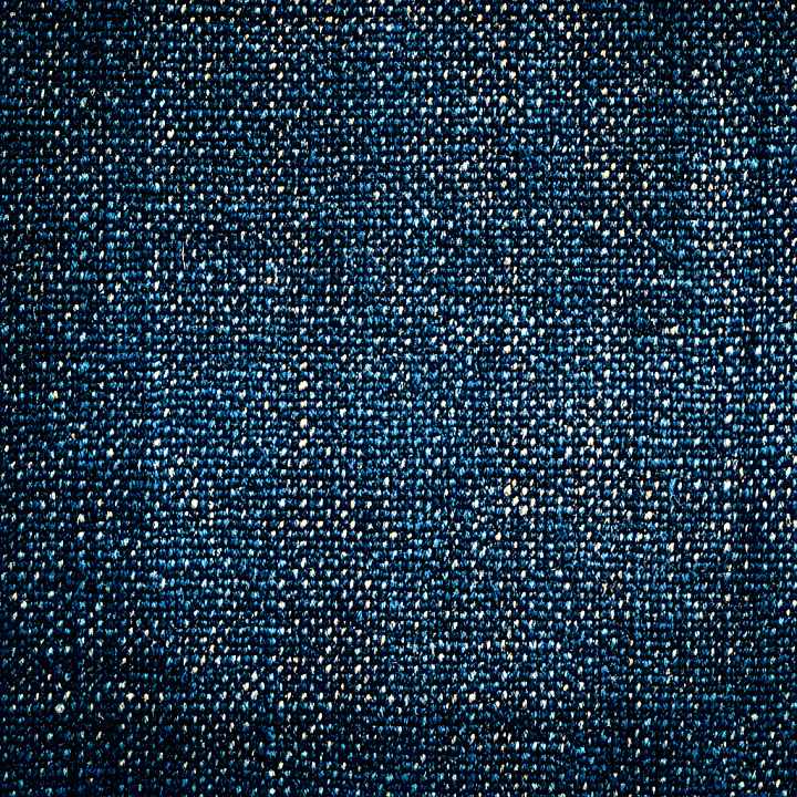 Cracked Denim Fabric with Worn Blue & White Threads seamless PBR texture preview