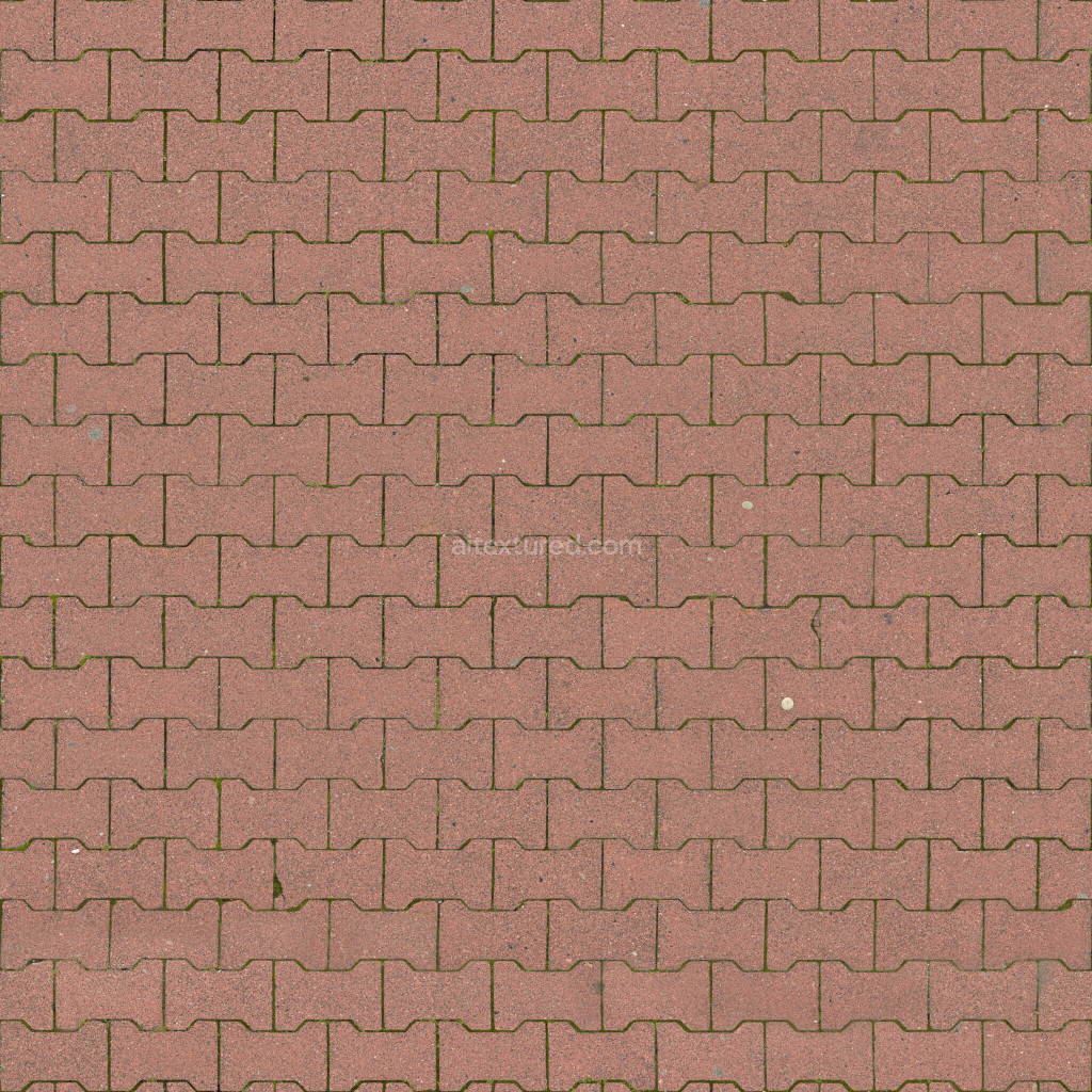 Seamless paving stones texture with detailed surface