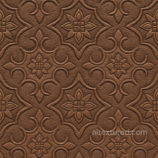 Patterned Synthetic Leather Seamless Texture seamless Leather PBR texture