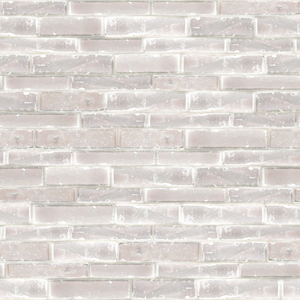 Seamless brick PBR texture with base color and details
