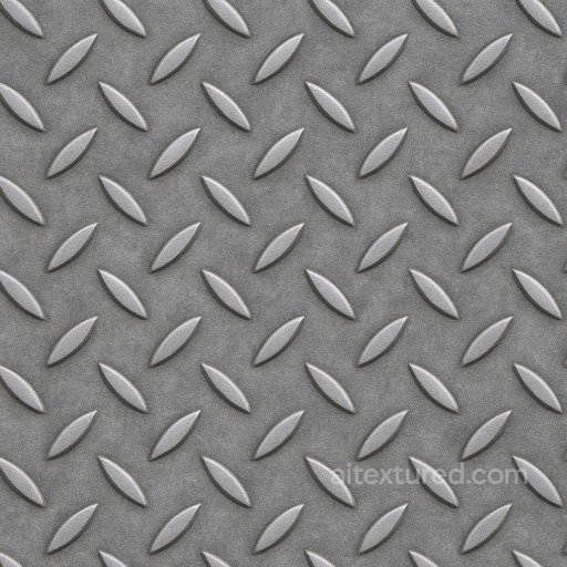 Patterned Steel Seamless Texture seamless Metal PBR texture