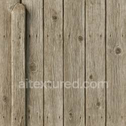 seamless Seamless 8k 3d texture pbr wooden fence with weathered wood and fence post details texture 8k free download PBR