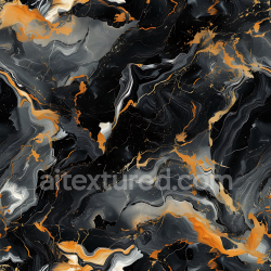 seamless Seamless 3D Black Marble PBR Texture with Bold Golden Veins and Fluid Patterns texture 8k free download PBR