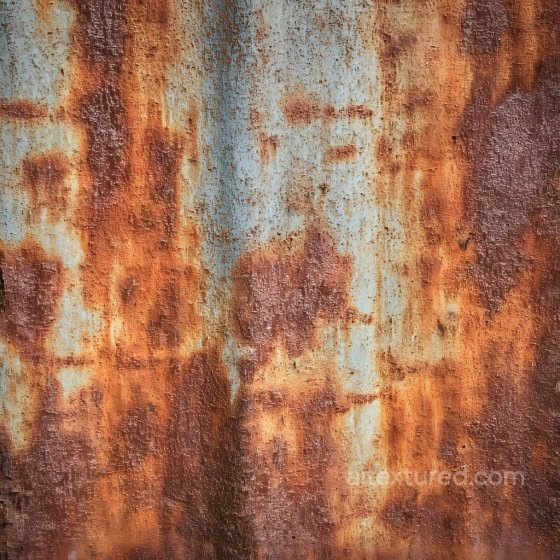 Rusty Metal PBR Texture Featuring Cracked & Pitted Surface Rust texture preview