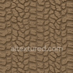 seamless Seamless 3d texture pbr 8k all terrain tire print on sand print with knobby tread and wet sand effects texture 8k free download PBR