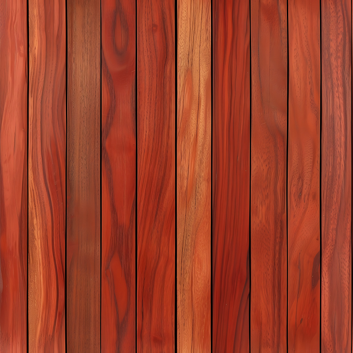Polished Mahogany Wood Floor with Rich Grain seamless PBR texture preview