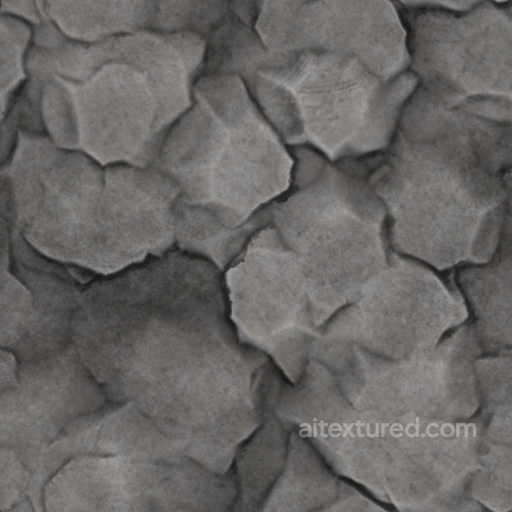 Stylized Archviz Floor Ground Handpainted Rock Rocks - Seamless PBR Texture seamless Stone PBR texture