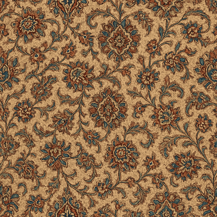 Detailed Patterned Carpet seamless PBR texture preview