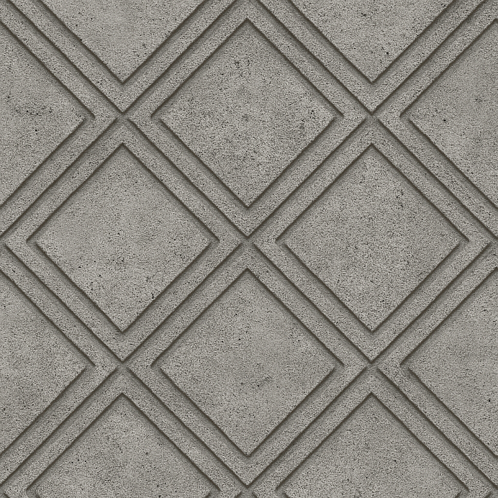 Patterned Reinforced Concrete seamless PBR texture preview