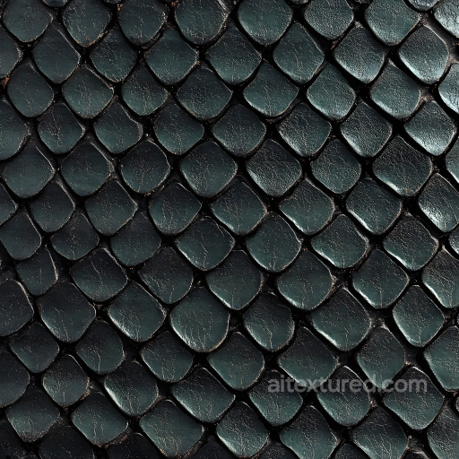 Reptilian Scale Skin Texture With High-Detail Cracks And Subtle Sheen seamless Skin PBR texture