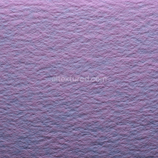 Seamless 3D Felt PBR Texture Featuring Soft Purple Wool Blend and Subtle Woolly Surface