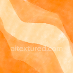 seamless Seamless 3D PBR Watercolor Texture with Smooth Organic Orange Waves texture 8k free download PBR