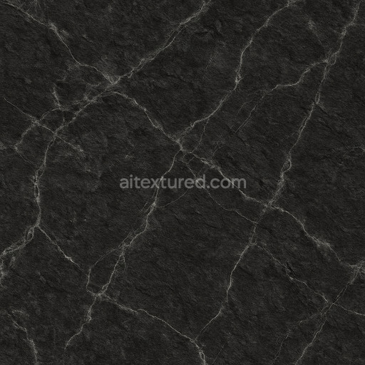 Rough Black Marble Texture Seamless 1024X1024