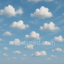 seamless Seamless 8k PBR 3d texture of windy sky with dynamic cloud shadows and scattered clouds texture 8k free download PBR