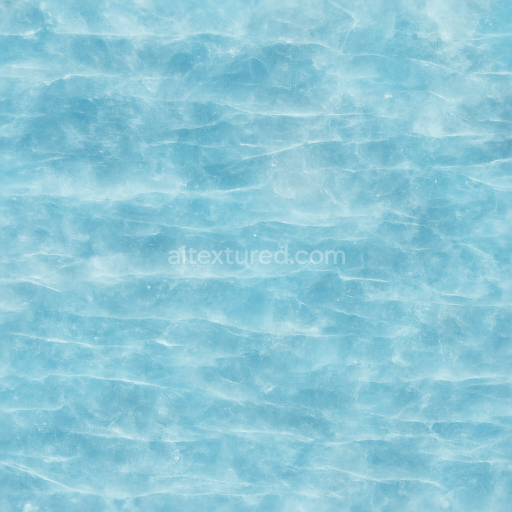 Seamless 3d texture pbr 8k glacial ice with blue ice and translucent ice layers