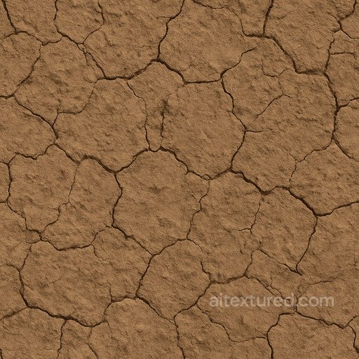 Worn Clay Soil Seamless Texture seamless Sand-soil PBR texture