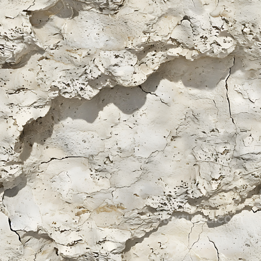 Stone PBR Texture Featuring Cracked Dry Clay Surface with Erosion Details seamless Stone PBR texture