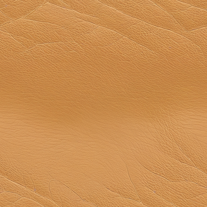 Smooth Tan Leather with Subtle Wrinkles and Natural Grain seamless PBR texture preview