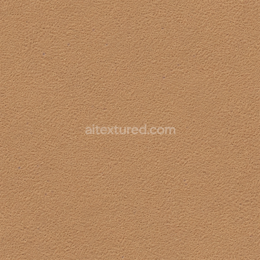 Seamless 3D sandy tan suede leather PBR texture with fine nap and soft grain