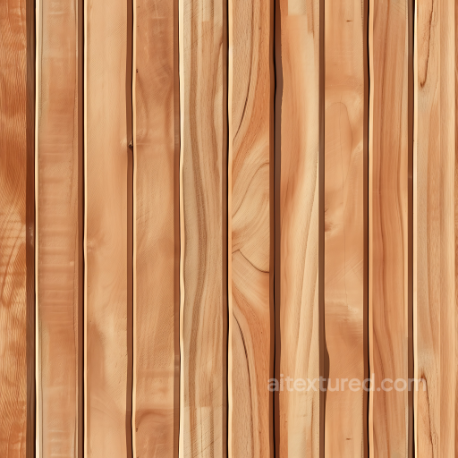 Light Beech Wood Planks PBR Texture with Natural Grain and Subtle Knots seamless Wood PBR texture