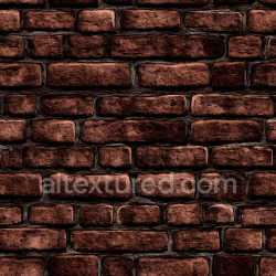 seamless Seamless 3D Cracked Red Brick Wall PBR Texture with Rough Surface and Mortar Gaps texture 8k free download PBR
