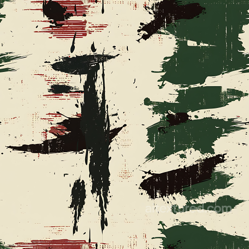 Abstract Paint Streak Camouflage PBR Texture with Earthy Green, Brown, and Beige Tones seamless Color Camouflage PBR texture
