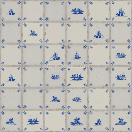 PBR Azulejos Ceramic Texture