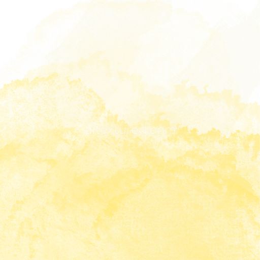 Seamless 3D PBR Soft Yellow Watercolor Texture with Subtle Gradient Washes