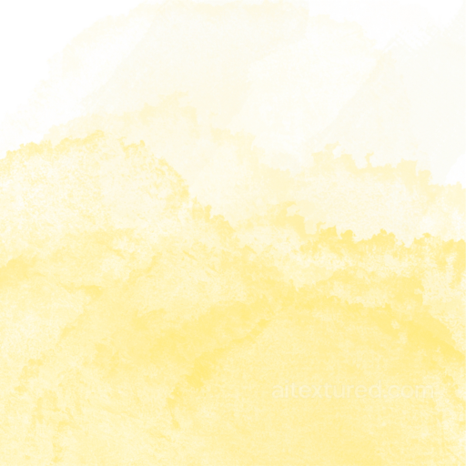 Soft Yellow Watercolor Texture with Subtle Gradient Washes seamless Watercolor texture PBR texture