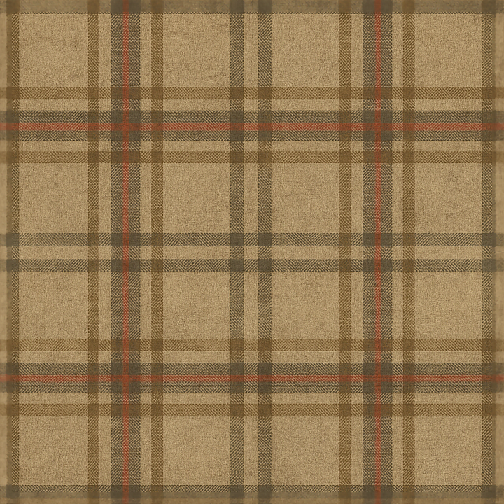 Wallpaper With Vintage Plaid And Cotton Weave Textile Pattern seamless PBR texture preview