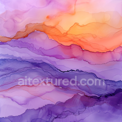 seamless Seamless 3D Alcohol Ink PBR Texture Featuring Fluid Purple and Orange Waves texture 8k free download PBR