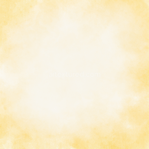 Seamless 3D PBR Soft Yellow Watercolor Paper Texture with Delicate Gradient Wash