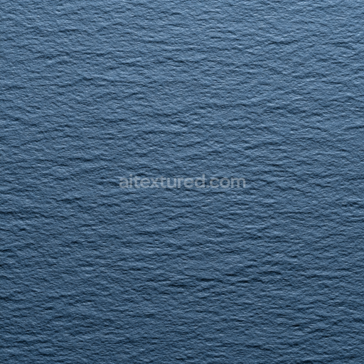 Seamless 3D Felt PBR Texture Featuring Dense Soft Blue Fibers and Matte Finish